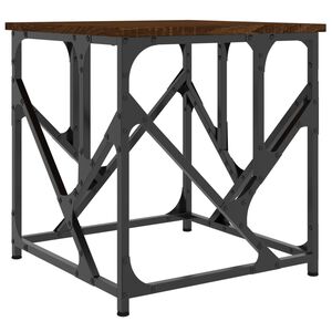 vidaXL Sohvap&ouml;yt&auml; ruskea tammi 45x45x47,5 cm tekninen puu