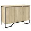 vidaXL Kylpyhuoneen pesuallaskaappi Sonoma 91x35x60 cm tekninen puu
