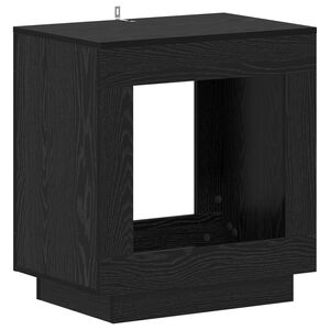 vidaXL Sivup&ouml;yt&auml; Musta tammi 60 x 40 x 65 cm Tekninen puu