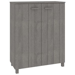 vidaXL Kenk&auml;kaappi HAMAR vaaleanharmaa 85x40x108 cm t&auml;ysi m&auml;nty