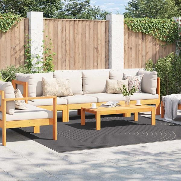 vidaXL Alue matot Neli&ouml; Antrasiitti 240 x 240 cm