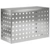vidaXL Ilmastointilaitteen suoja Hopea 90 x 40 x 60 cm