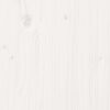 vidaXL S&auml;ngynrunko valkoinen t&auml;ysi puu 75x190 cm Small Single