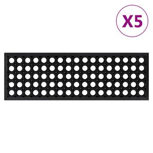 vidaXL Porrasmatot 5 kpl 25x75 cm kumi