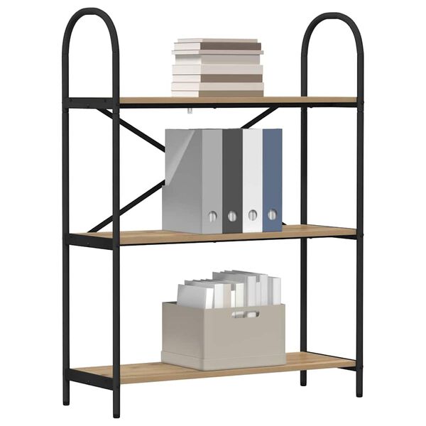 vidaXL Kirjahylly Artisan tammi 80 x 30 x 109 cm Tekninen puu