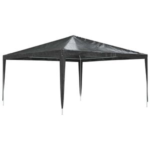 vidaXL Ammattilaisten juhlateltta 4x4 m antrasiitti 90 g/m&sup2;