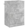 vidaXL Kylpyhuoneen allaskaappi Betoninharmaa 56 x 37,5 x 81 cm