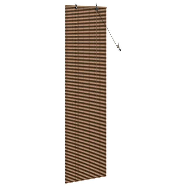 vidaXL Rullaverho verhoilla Ruskea 60 x 220 cm Bambu
