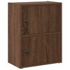 vidaXL Kirjahylly ruskea tammi 40x24x52 cm tekninen puu
