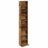 vidaXL CD-kaappi Vanha puu 33 x 23,5 x 175 cm Tekninen puu