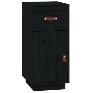 vidaXL Senkki musta 34x40x75 cm t&auml;ysi m&auml;nty