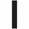 vidaXL Kirjahylly/tilanjakaja musta 60x30x166 cm tekninen puu
