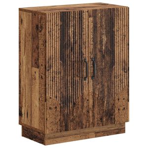 vidaXL Kylpyhuoneen s&auml;ilytyskaappi HOORN Vanha puu 59,5 x 31 x 77 cm