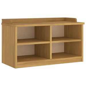 vidaXL Eteisen penkki SANDNES 87x40x50 cm täysi mänty