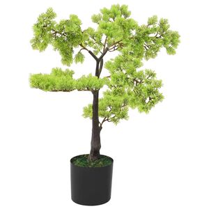 vidaXL Tekokasvi bonsaipuu sypressi ruukulla 60 cm vihre&auml;