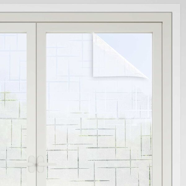 vidaXL Staattinen ikkunakalvo T&auml;htikuvio 45 x 500 cm