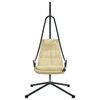 vidaXL Riippuva munatuoli Beige 94 x 107 x 196.5 cm Teräs