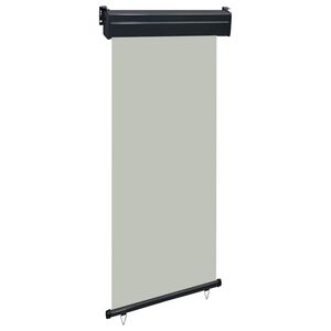 vidaXL Parvekkeen sivumarkiisi 85x250 cm harmaa