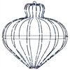 vidaXL Joulupallon valaisin 192 LEDi&auml; Kylm&auml; valkoinen Halk. 40 x 40 cm