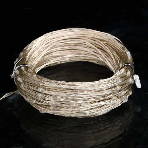 vidaXL Mikro LED-keijuvalonauha 40 m 400 LED-valoa sininen 8-toiminen