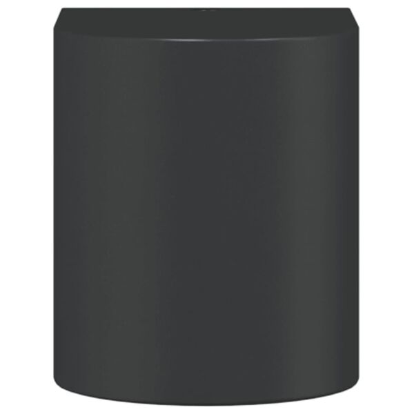 vidaXL Ulkoseinävalo musta valualumiini