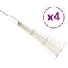 vidaXL Joulun ilotulitusulkovalo 4 kpl moniv&auml;rinen 20 cm 560 LED-valoa