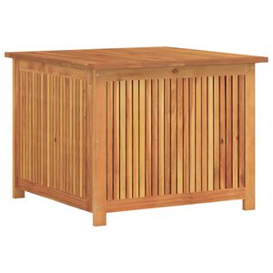 vidaXL Ulkos&auml;ilytyslaatikko 75x75x58 cm t&auml;ysi akasiapuu