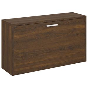 vidaXL Kenk&auml;penkki ruskea tammi 80x24x45 cm tekninen puu