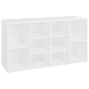 vidaXL Kenkien s&auml;ilytyspenkki valkoinen 103x30x55 cm tekninen puu
