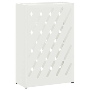 vidaXL Sateenvarjoteline valkoinen 28 x 12 x 41 cm Ter&auml;s