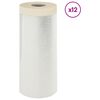 vidaXL P&ouml;lylakana liimalla 12 kpl L&auml;pin&auml;kyv&auml; 110 x 3300 cm HDPE