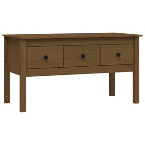 vidaXL Sohvap&ouml;yt&auml; hunajanruskea 102x49x55 cm t&auml;ysi m&auml;nty