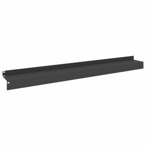 vidaXL Nurmireunus 10 kpl 100 x 10 x 8 cm Ter&auml;s Musta