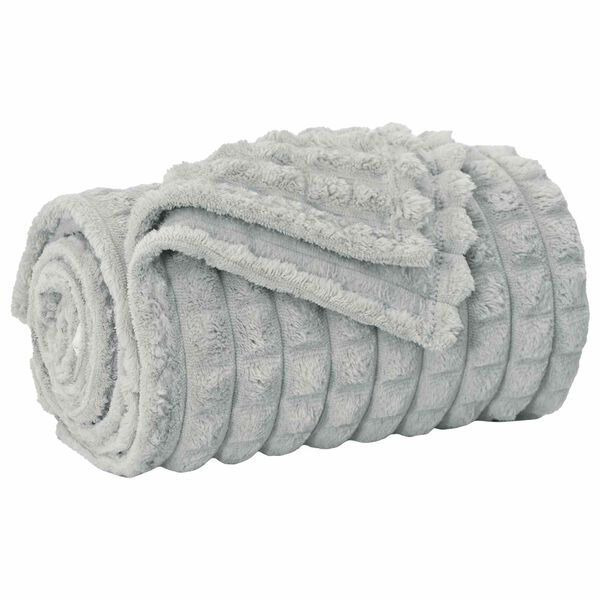 vidaXL Heittoviltti Harmaa 200 x 150 cm Fleese