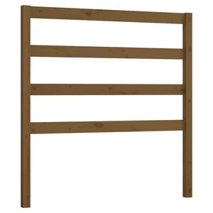 vidaXL S&auml;ngynp&auml;&auml;ty hunajanruskea 81x4x100 cm t&auml;ysi m&auml;nty