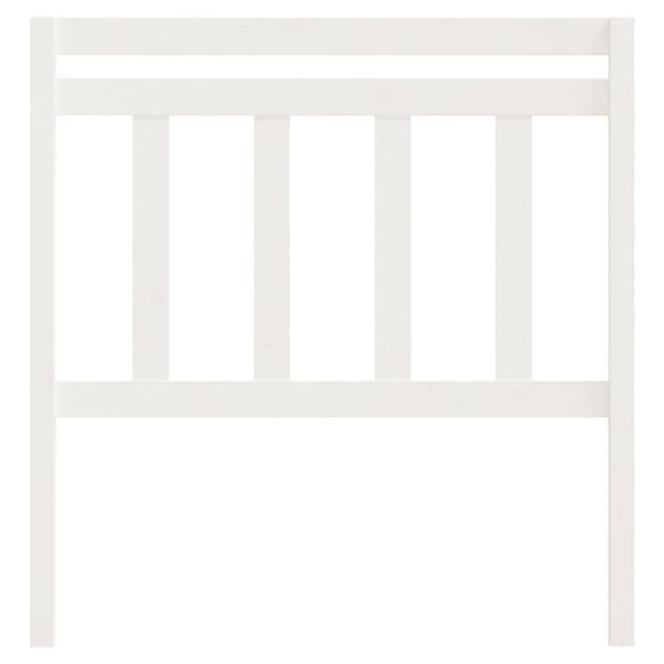 vidaXL S&auml;ngynp&auml;&auml;ty valkoinen 106x4x100 cm t&auml;ysi m&auml;nty