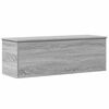 vidaXL S&auml;ilytyslaatikko harmaa Sonoma 102x35x35 cm tekninen puu