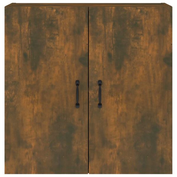 vidaXL TV-seinäkaappi savutammi 60x31x60 cm tekninen puu