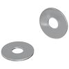 vidaXL Mutterit 2 kpl Hopea 18 x 18 x 1,2 mm Rauta
