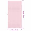 vidaXL Urheilupyyhkeet 2 pcs Pinkki 180 x 90 cm