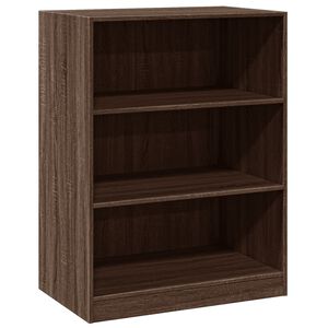 vidaXL Vaatekaappi ruskea tammi 77x48x102 cm lastulevy