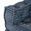 vidaXL Modulaarinen sohva 4 pcs Indigo 70 x 70 x 56 cm kangas