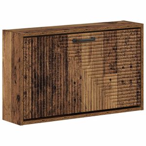 vidaXL Sein&auml;lle asennettava kenk&auml;kaappi HAARLEM 71 x 17 x 43 cm