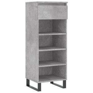 vidaXL Kenk&auml;kaappi betoninharmaa 40x36x105 cm tekninen puu