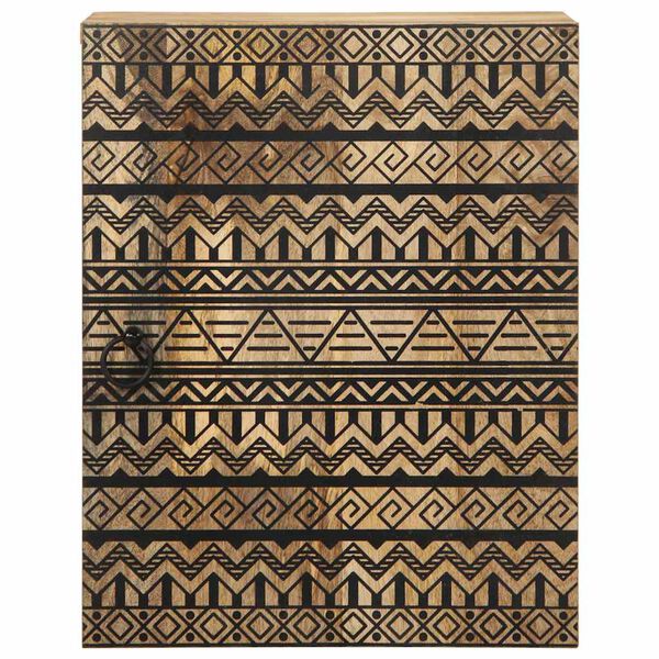 vidaXL kylpyhuoneen ripustuskaappi musta 38x33,5x48 cm mango