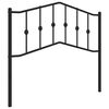vidaXL Metallinen vaihtop&auml;&auml;ty musta 100 cm