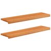 vidaXL Ikkunalautaset 2 kpl Vaaleanruskea 100 x 30 x 2 cm