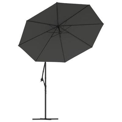 vidaXL Aurinkovarjon vaihtokangas antrasiitti 300 cm
