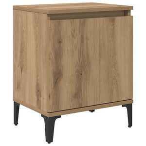 vidaXL Y&ouml;p&ouml;yt&auml;kaappi Artisan tammi 40 x 30 x 50 cm Tekninen puu