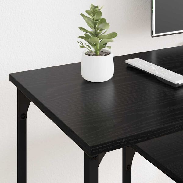 vidaXL TV-kaappi Musta tammi. 102 x 35 x 45,5 cm